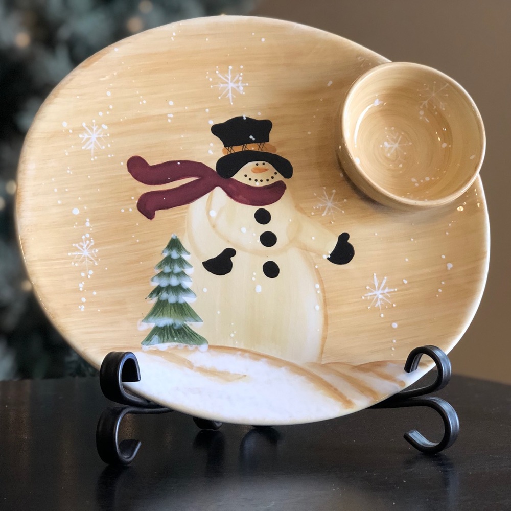 StoneLite Snowman ⛄️ Small Plate